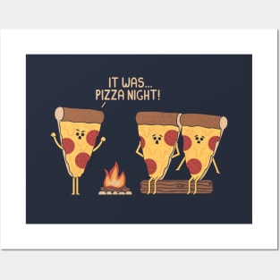 Pizza Night Posters and Art